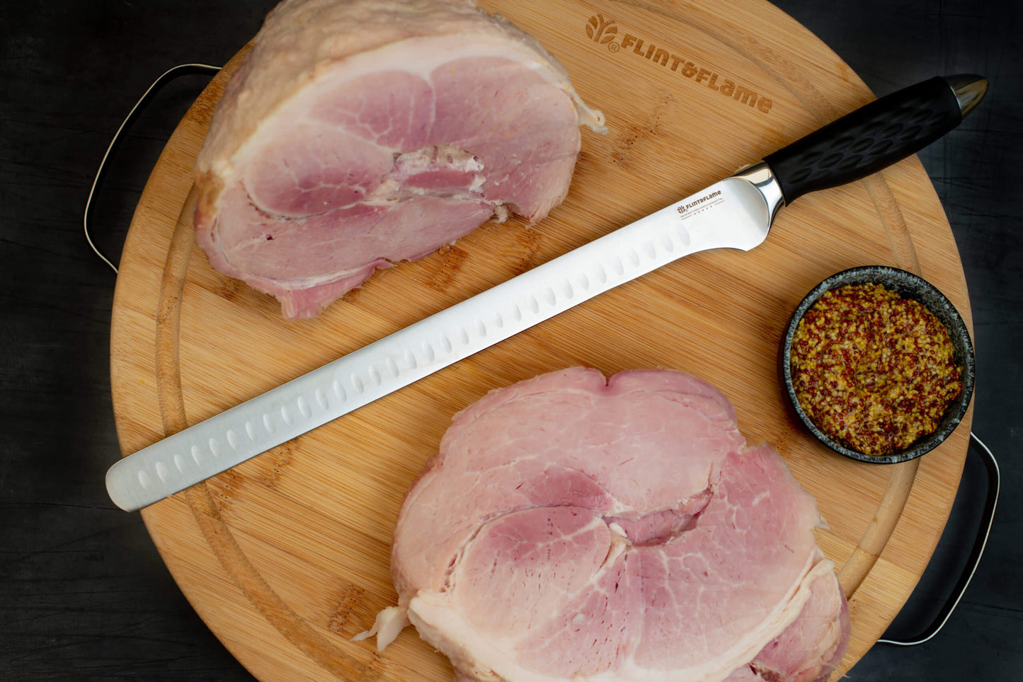12″ PRO Series Ham/Brisket Knife With Lockable Blade Cover