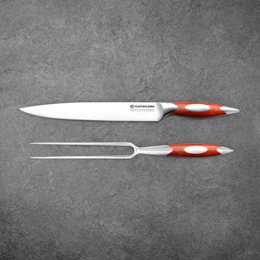 2pc Classic Series Carving Set In Wood Box