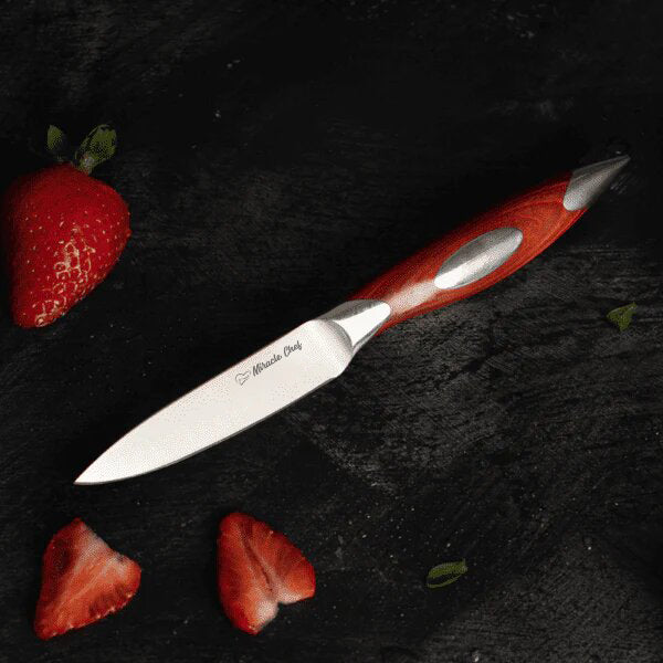 3.5″ Classic Series Paring Knife With Lockable Blade Cover Miracle Chef
