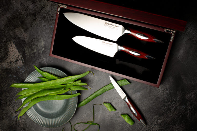 3pc Classic Series Chef Set In Wood Box