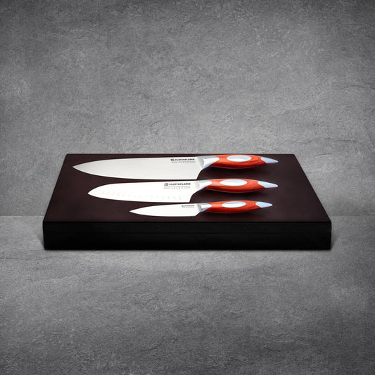 3pc Classic Series Chef Set In Wood Box