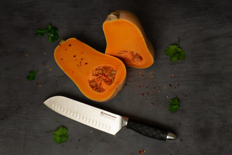 8″ PRO Series Santoku Knife With Lockable Blade Cover