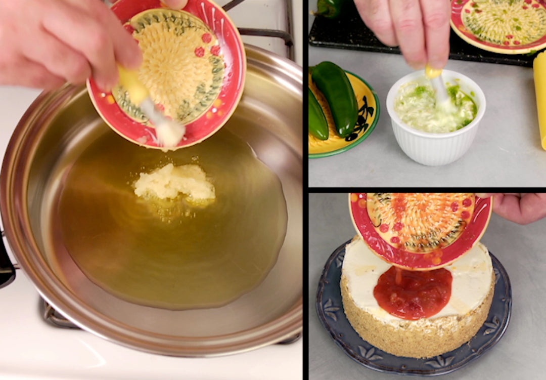 Amazing Grater Plate + FREE Garlic Peeler and Brush