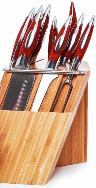 10 pc Prep set, (Block 1 of 2 from 20pc set no steam knives or steak knife block)