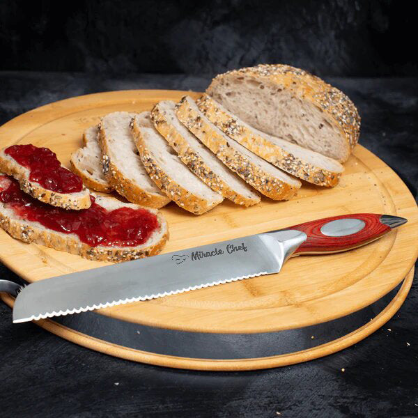 8″ Classic Series Bread Knife With Lockable Blade Cover
