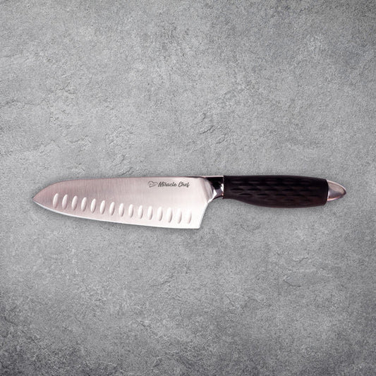 6″ PRO Series Santoku Knife With Lockable Blade Cover